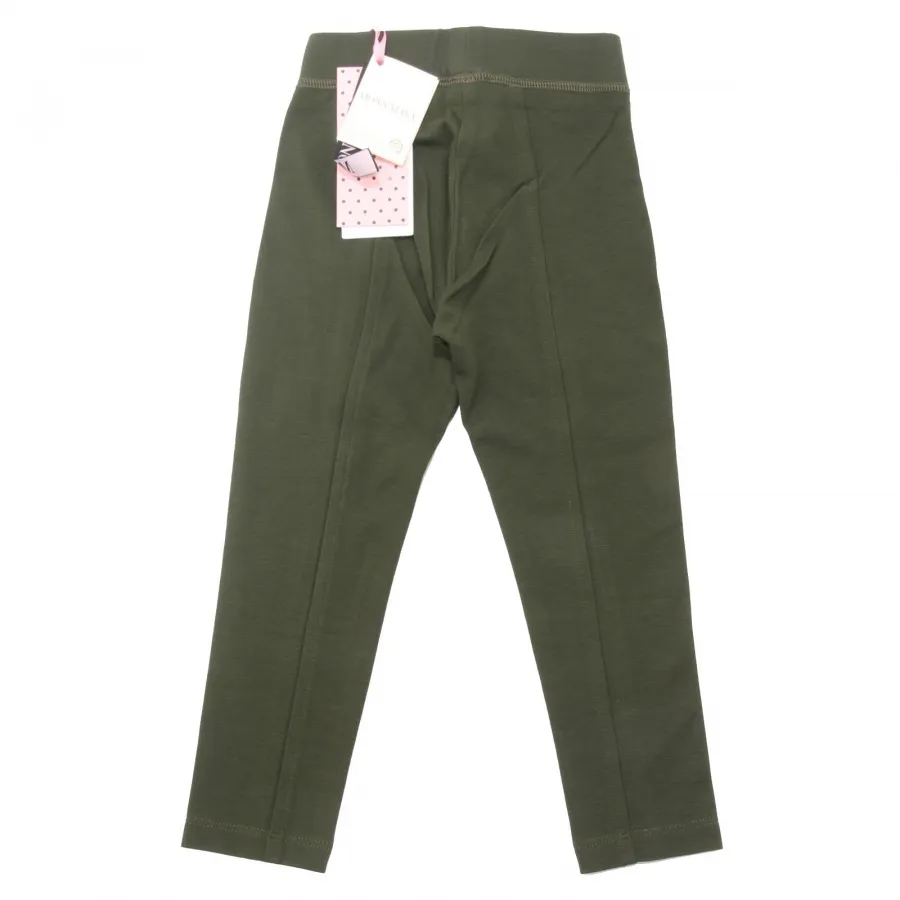 8143AD leggings bimba girl MONNALISA green heavy leggings kids