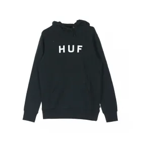 Black Essentials OG Logo Hooded Sweatshirt