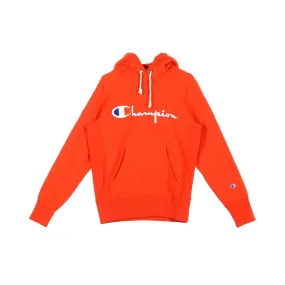 Orange Hooded Sweatshirt