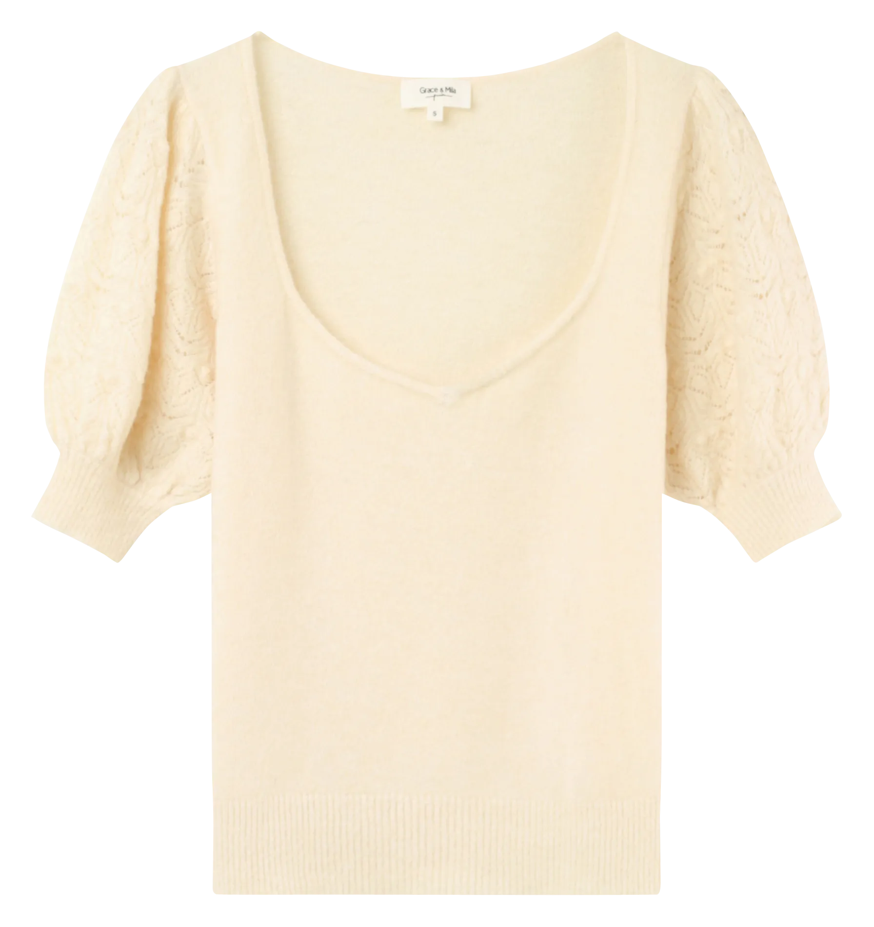  GRACE ET MILA   EDMOND - Maglione in filato misto | Beige