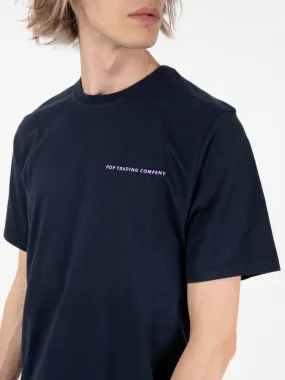 Navy/Viola Logo T-Shirt