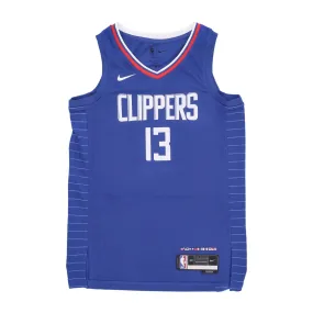 Men's NBA Dri Fit Swingman Basketball Jersey Icon Edition 22 No 13 Paul George Loscli Rush Blue