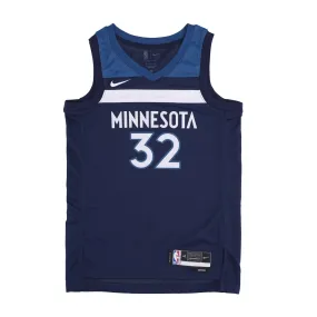 Men's NBA Dri-Fit Swingman Jersey Karl-Anthony Towns Icon Edition Navy