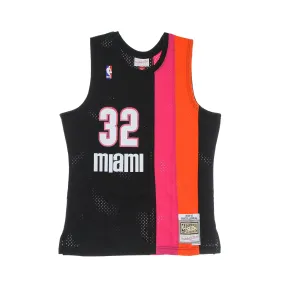 Men's NBA Swingman Jersey Shaquille O'Neal Hardwood Classics Road Black