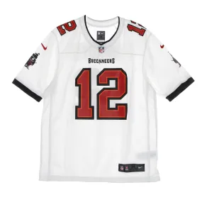 Men's NFL Game Road Jersey Brady Team White