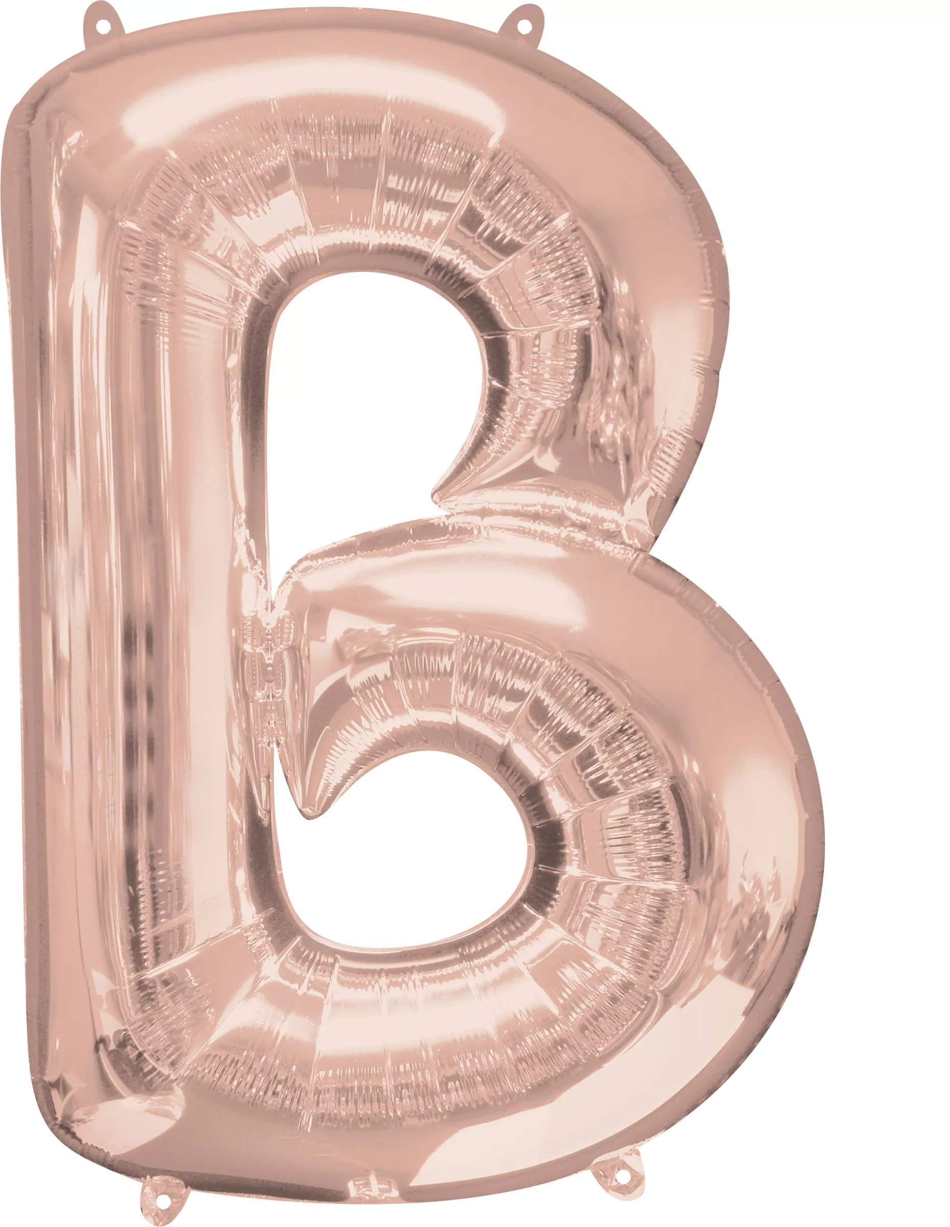 Palloncino foil lettere B oro rosa 86 cm