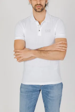 Polo manica corta EA7  Bianco