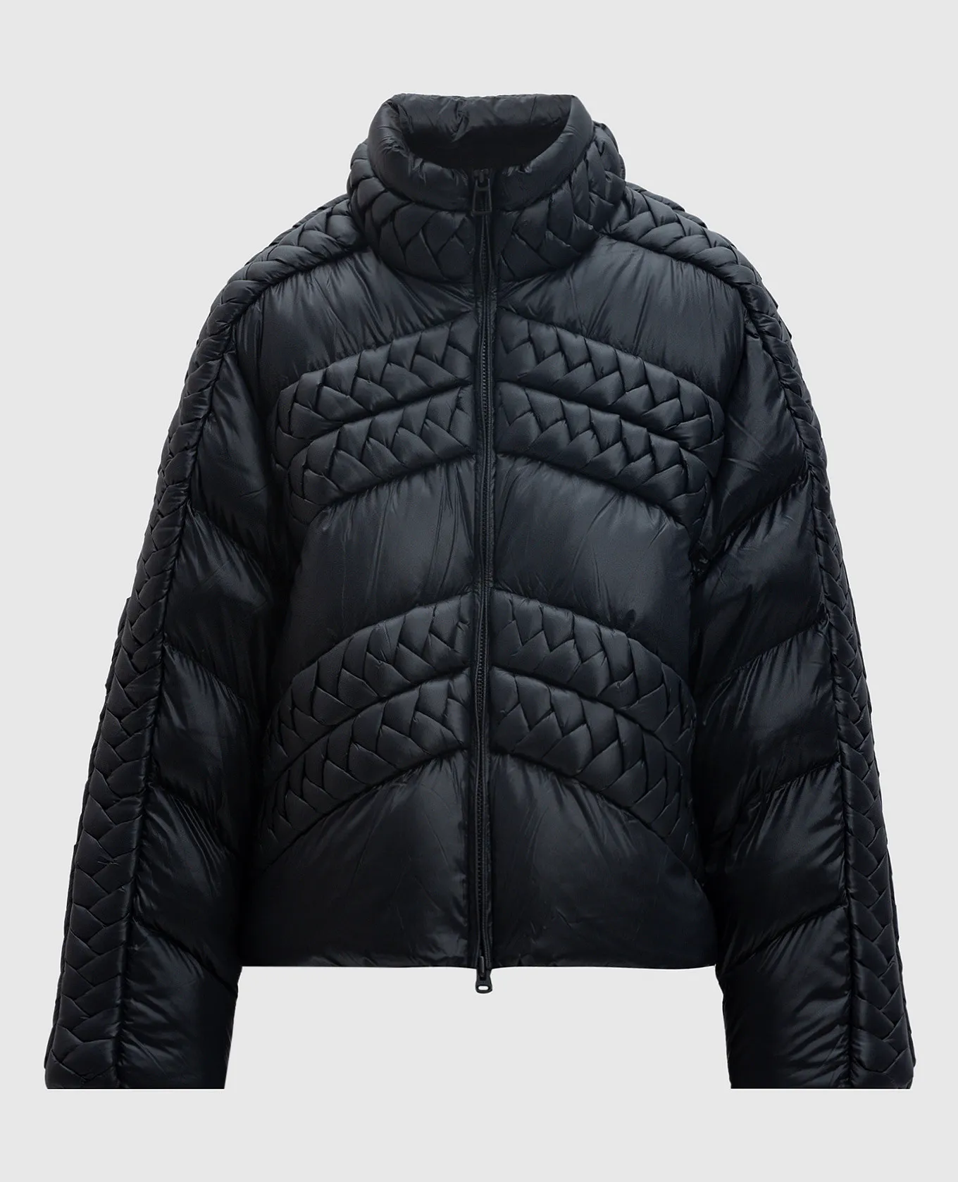 Raxxy Piumino nero BRAIDING CRDJ039