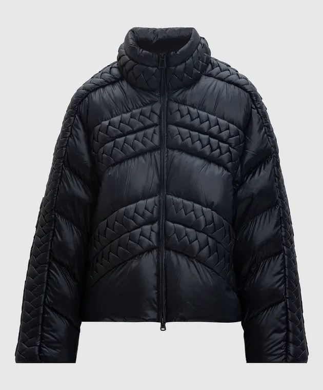 Raxxy Piumino nero BRAIDING CRDJ039