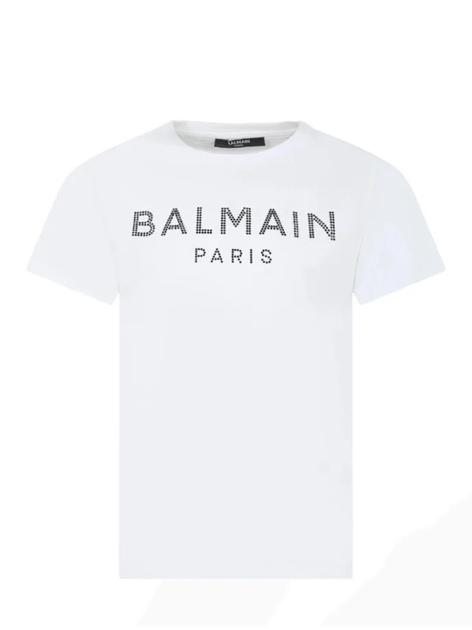 Rhinestone Embellished T-shirt