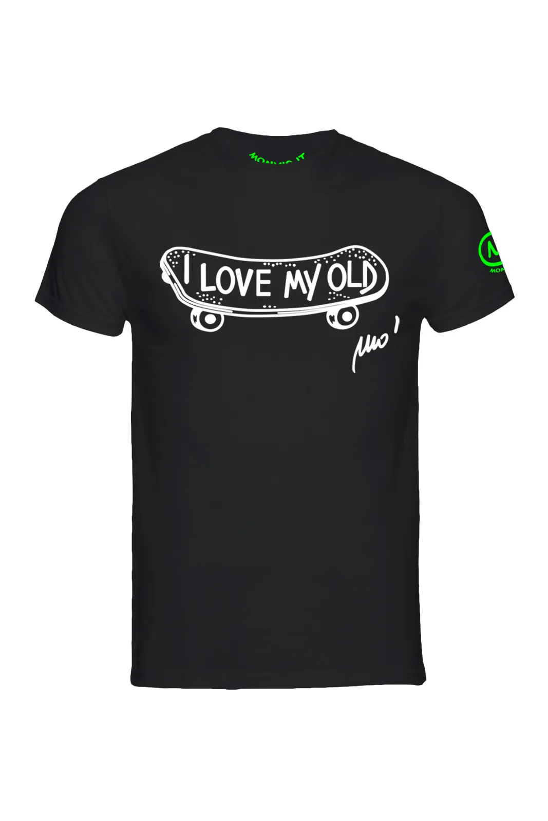 --T-shirt Homme skate “I love my old” HASH-