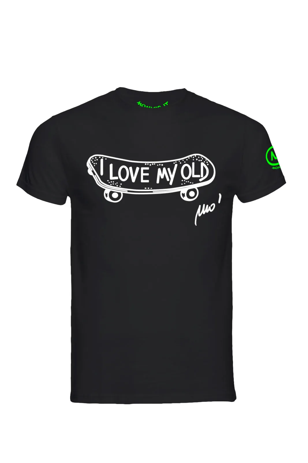 --T-shirt Homme skate “I love my old” HASH-